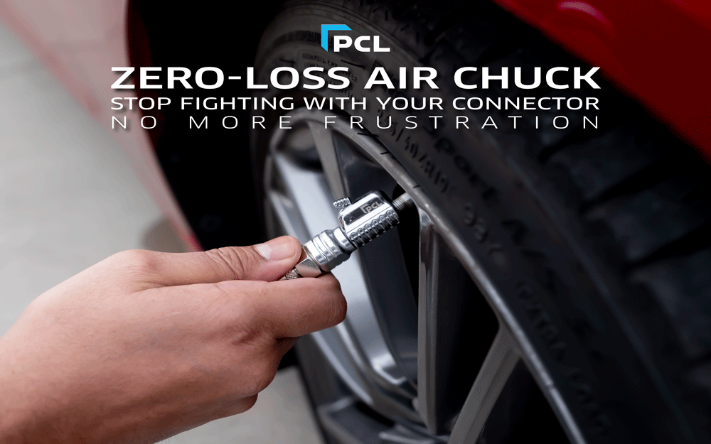 PCL Tire Inflation Gauges - Made Better with the Zero-Loss Air Chuck