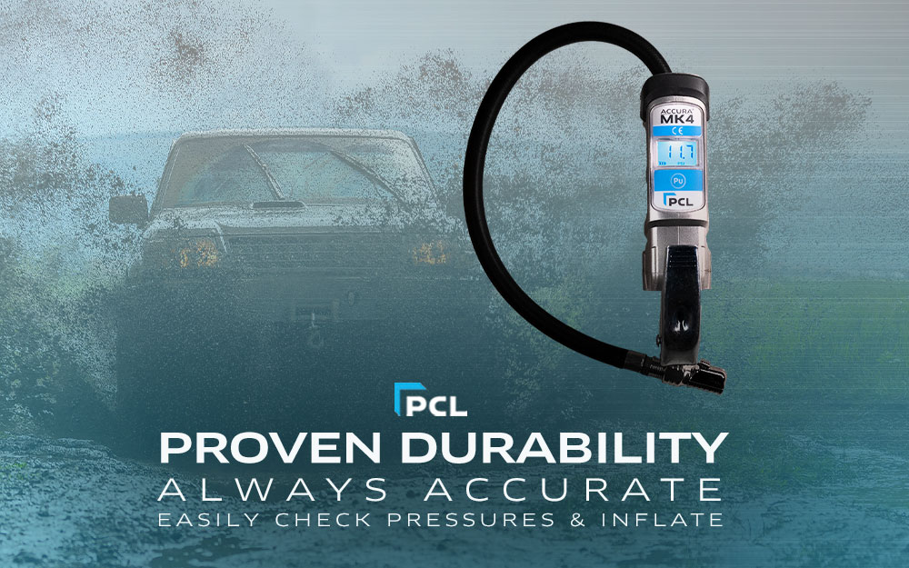 PCL's Accura MK4 Tire Inflator with Pressure Gauge